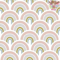 Paper+Design ペーパーナプキン デコパージュ☆パステル調 スペクトル レインボー 虹 パターン☆(Soft Sp…