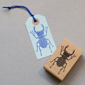 Perlenfischer スタンプ☆クワガタムシ 昆虫 虫 夏☆木製 プレゼント クラフト 雑貨 保育園 幼稚園 先生【メール便発送可】