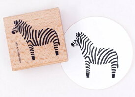 Perlenfischer スタンプ☆しまうま ゼブラ 動物 サバンナ☆木製 プレゼント クラフト 雑貨 保育園 幼稚園 先生【メール便発送可】