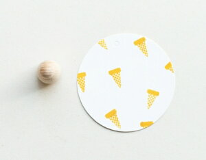 Perlenfischer可愛いコーン型スタンプ(M)☆アイスクリームコーン(EISWAFFEL KLEIN)☆木製 コーン型 プレゼント クラフト 雑貨 保育園 幼稚園 先生【メール便発送可】