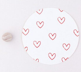 Perlenfischer可愛いコーン型スタンプ（S）☆ハートミニ アウトライン（HERZ OUTLINE MINI）☆木製 コーン型 プレゼント クラフト 雑貨 保育園 幼稚園 先生【メール便発送可】