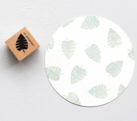 【在庫限り】Perlenfischer スタンプ☆葉っぱ リーフ 南国（BLATT）☆木製 プレゼント クラフト 雑貨 保育園 幼稚園 先生【メール便発送可】