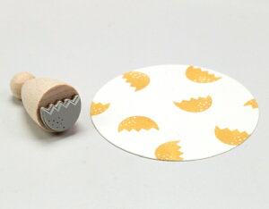 【在庫限り】Perlenfischer可愛いコーン型スタンプ(L)☆たまごの殻 イースター エッグ(EIERSCHALE)☆木製 コーン型 プレゼント クラフト 雑貨 保育園 幼稚園 先生【メール便発送可】