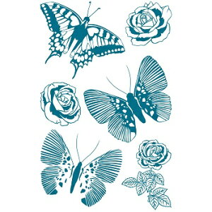 y݌ɌzRICO DESIGN VRX^v NAX^v傤 X AQn o [YiSILICONE STAMPS BUTTERFLIESjVR v[g Ntg G݁y[֔z