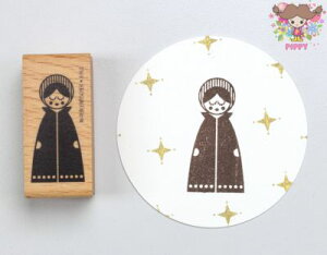 Perlenfischer スタンプ☆マリア クリスマス(MARIA)☆木製 プレゼント クラフト 雑貨 保育園 幼稚園 先生【メール便発送可】