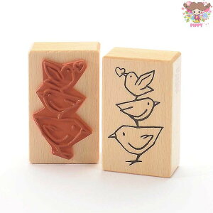 HEINDESIGN o[X^vDrei Vogel mit Herz  Ђ悱 n[g 3H̒ 傫 CXg AEgC蒠 L W[i bsO J[h ͂ X^v  