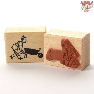 HEINDESIGN o[X^vMann mit Schubkarre 艟 ֎ j CXg AR~蒠 L W[i bsO J[h ͂ X^v  