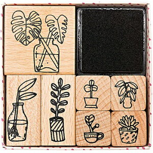 IV[bpG݃X^vRICO RESIGN@X^v7ZbgϗtA Xe A [tiSTAMPSET HYGGE,PLANT FSC 100%jؐv[gNtg