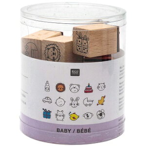 RICO DESIGN X^v15Zbgxr[ Ԃ  ~N iSTAMP SET BABY 15 PCS.jؐ v[g Ntg G ۈ牀EctE搶yzւ̂ݔz