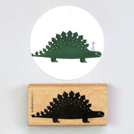 【在庫限り】Perlenfischer スタンプ☆ステゴザウルス 恐竜 動物（STEGOSAURUS）☆木製 プレゼント クラフト 雑貨 保育園 幼稚園 先生【メール便発送可】