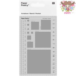 RICO DESIGN �X�e���V���V�[�g��Bullet Diary stencil squares���y���[���֔����z�o���b�g�_�C�A���[ �X�N�G�A�X�e���V���V�[�g �X�e���V���v���[�g �e���v���[�g �蒠 �m�[�g �X�P�b�`�u�b�N