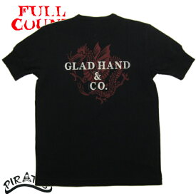 FULLCOUNT × GLAD HAND コラボレーション フルカウント ドラゴン ヘンリー Tシャツ GHT-001