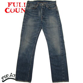 FULLCOUNT フルカウント 1108 ベース 13.7oz リアルビンテージ加工デニム やや細身のストレートジーンズ "1108 DARTFORD" 1341