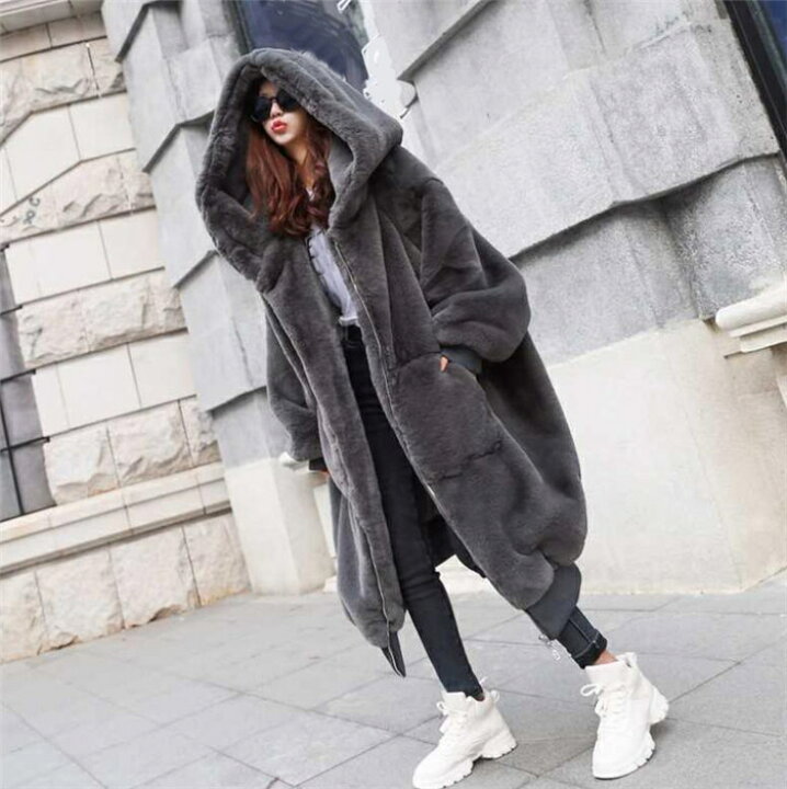 楽天市場】ロングファーコート レディース 毛皮コート フェイクファー  