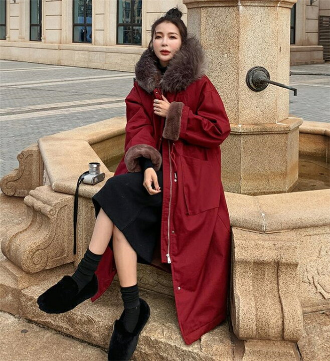 楽天市場】ロング モッズコート レディース 裏ボア 中綿 コート 