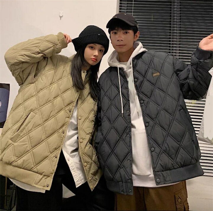 楽天市場】中綿コート ペアルック 厚手 ジャケット 男女兼用 防寒 