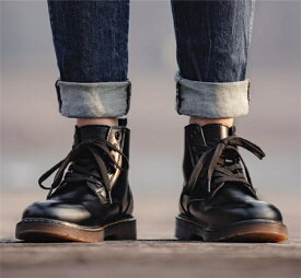 ブーツ メンズ 本革 靴 ショートブーツ フラットヒール ワークブーツ レースアップ シューズ スニーカー レザーブーツ 大人 カジュアル お洒落 2022新作