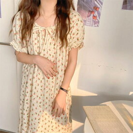 可愛い ルームウェア ワンピース レディース パジャマ 部屋着 フレアドレス 大きいサイズ 半袖 ワンピ 外出 体型カバー 着痩せ パジャマ ギフト プレゼント カジュアル おしゃれ シンプル 体型カバー