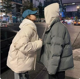 中綿コート ペアルック 厚手 ジャケット 男女兼用 防寒 コート おしゃれ レディース メンズ アウター カップル ダウンジャケット 暖かい お誕生日 結婚式 記念日 お揃い