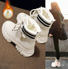 ムートンブーツ レディース 編み上げ ショートブーツ ファーブーツ 内ボア フラットヒール シューズ ローヒール 痛くない 防滑 保温 防寒 あたたかい もこもこ 靴 黒 ブラック