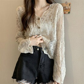 カーディガン UVカット トップス レディース 接触冷感 コート薄手 ショート丈 長袖 春秋 トップス ゆったり オフィス アウター 冷房対策 日焼け防止 夏 アウター カジュアル おしゃれ シンプル 体型カバー 送料無料!