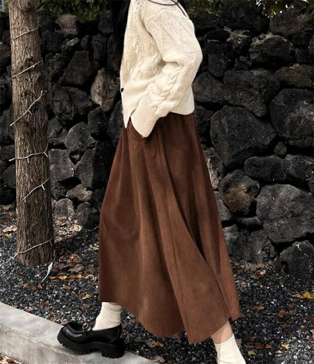 Aラインスカート  レディーススカート  レディース 麻 綿 ロング セレモニー フォーマル ひざ丈 快適 フレア 春夏 きれいめ おしゃれ  軽量 体型カバー 無地  薄手 柔らか シンプル ポケット  卒業式 入学式 オフィス  七五三