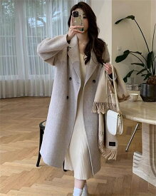 チェスターコート レディース チェック柄 ロング アウター 秋冬 長袖 ジャケット ゆったりトレンチコート 上品 オフィス 通勤 カジュアル おしゃれ きれいめ 無地 暖かい 大人気 シンプル 体型カバー