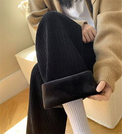 裏起毛 ワイドパンツ レディース 秋冬 ロングパンツ ボトムス ストレッチ ガウチョパンツ 可愛い 上品 大人カジュアル きれいめ お洒落 体型カバー 脚長 無地 お出かけ 通勤