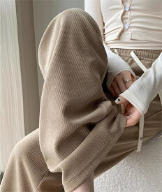 裏起毛 ワイドパンツ レディース 秋冬 ロングパンツ ボトムス ストレッチ ガウチョパンツ 可愛い 上品 大人カジュアル きれいめ お洒落 体型カバー 脚長 無地 お出かけ 通勤