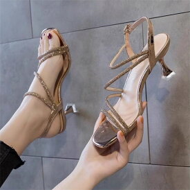 サンダル レディース アンクル ストラップ サンダル ミドルヒール 靴 歩きやすい サンダル カジュアル きれいめ おしゃれ 夏靴 エレガント 女性らしさ 人気 カジュアル 通勤用 仕事