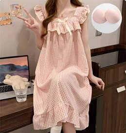 可愛い ルームウェア ワンピース レディース パジャマ 部屋着 フレアドレス 大きいサイズ ノースリーブ ワンピ 外出 体型カバー 着痩せ パジャマ ギフト プレゼント カジュアル おしゃれ シンプル 体型カバー