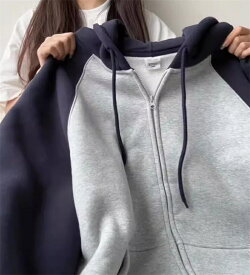 パーカー ジャケット レディース パーカー コート ゆったり アウター トレーナー 無地 フード付き カジュアル 学院 長袖 ナイトウェア トップス おしゃれ 秋新作 あったか 体型カバー グレー