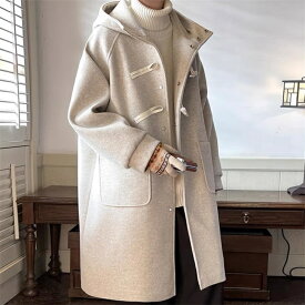 メンズ チェスターコート ビジネス ロングコート ダブル アウター 服 カジュアル おしゃれ 通勤 紳士服 暖かい 秋冬 ジャケット スリム ストレッチ オフィス 細身 二次会