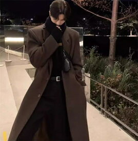 メンズ チェスターコート ビジネス ロングコート ダブル アウター 服 カジュアル おしゃれ 通勤 紳士服 暖かい 秋冬 ジャケット スリム ストレッチ オフィス 細身 二次会