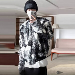 ファーコート メンズ 毛皮 アウター 厚手 ファー ジャケット おしゃれ フェイクファー コート カジュアル 暖かい 厚手 冬物 長袖 ジャケット ストリート系 おすすめ ゆったり ビジネス 通勤