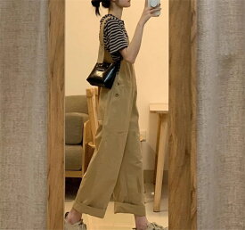 サロペット パンツ オーバーオール ボトムス レディース オールインワン ワイド サロペット ストレッチ ゆったり 体型カバー 可愛い 綺麗め カジュアル 夏新作 大人可愛い オシャレ送料無料！