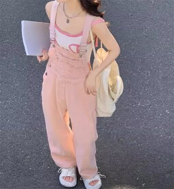 サロペット パンツ オーバーオール ボトムス レディース オールインワン ワイド サロペット ストレッチ パンツゆったり 体型カバー 可愛い 綺麗め カジュアル 夏新作 大人可愛い オシャレ送料無料！