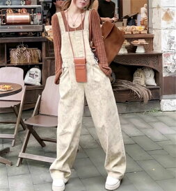 サロペット パンツ オーバーオール ボトムス レディース オールインワン ワイド サロペット ストレッチ パンツゆったり 体型カバー 可愛い 綺麗め カジュアル 夏新作 大人可愛い オシャレ送料無料！