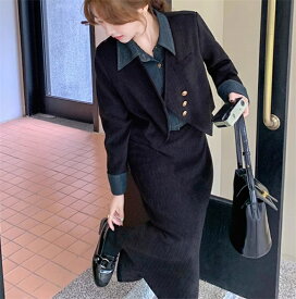 フォーマル スーツ レディース スカートスーツ リクルート スーツ ビジネススーツ セレモニースーツ OL コート セットアップ オフィス ノーカラー ジャケット パンツ フェミニン 2点セット スーツ 通勤 入学式 卒業式 セレモニー