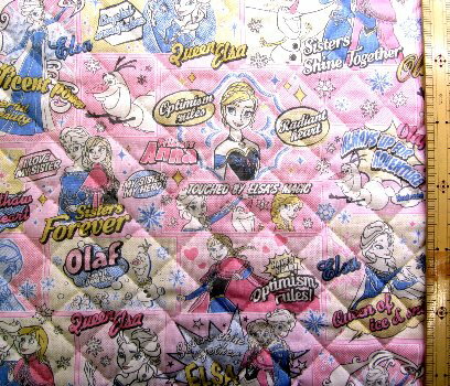 楽天市場 ｑ キャラクター キルティング 生地 アナと雪の女王 ピンク 柄番号１６ キルト キルト生地 あな雪 アナ雪 アナ エルサ オラフ ディズニー 手芸のピロル