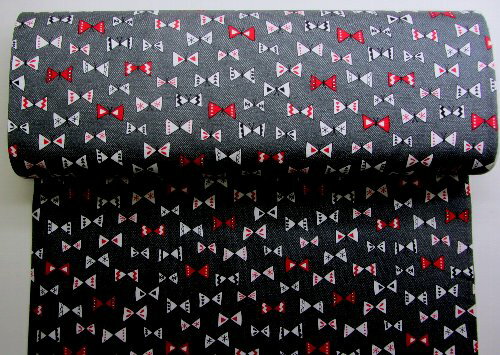 楽天市場 プリント生地 蝶々 リボン 黒グレー ちょうちょう チョウチョウ りぼん かわいい おしゃれ 男の子 女の子 子供 入園 入学 手芸のピロル