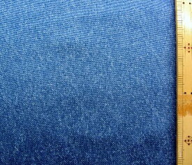 生地 デニム調 カラー オックス 無地 （ ブルー ) オックス （ 綿100％ ) 生地幅－約110cm【 生地 布 】