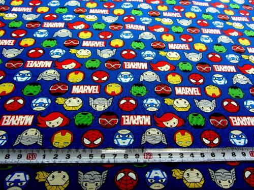 楽天市場 キャラクター アメリカ 輸入 生地 アメリカン コミックヒーロー マーベル キャラクター Marvel 紺 柄番号２ 21 ｕｓａコットン 直輸入 キャプテン アメリカ スパイダーマン アイアンマン アベンジャーズ ハルク ソー 手芸のピロル