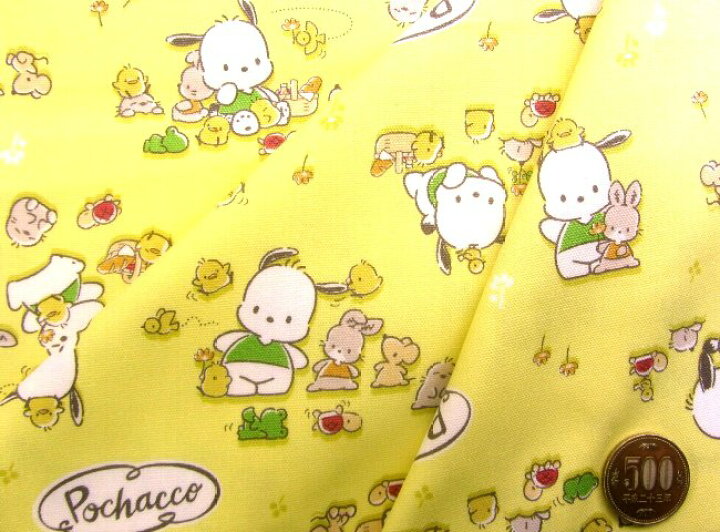 楽天市場】☆廃番になりました☆ キャラクター 生地 布 ポチャッコ 