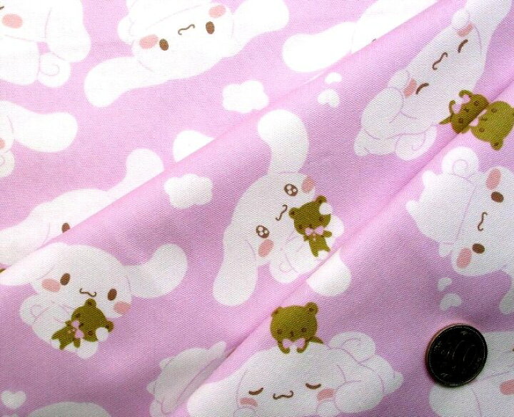 楽天市場】☆廃番になりました☆ キャラクター 生地 布 シナモロール 