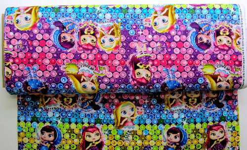 楽天市場 キャラクター アメリカ 輸入 生地 リトルチャーマーズ カラフル ｕｓａコットン 直輸入 手芸のピロル