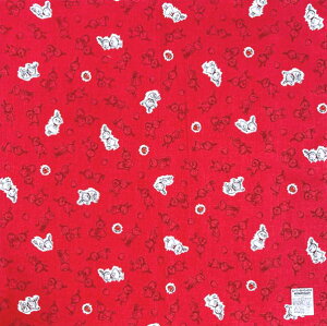 キャラクター ランチクロス ( 綿 100% ) ムーミン リトルミイ( 赤系 ) ( サイズ 約43×43cm ) ( ムーミン谷のなかまたち MOOMIN ランチョンマット 給食ナフキン 子供 幼稚園 男の子 女の子 ハ