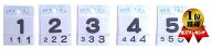 フロッキーネーム ( 紺 ネイビー ) 数字 12345 （ お名前 ワッペン おなまえ アップリケ 数字 番号 文字 …