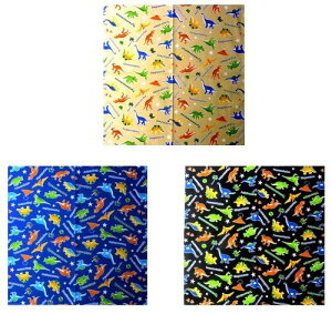 手作り ランチクロス ファニーザウルス 恐竜 サイズー約43cm×43cm( ランチョンマット 給食ナフキン ランチマット ランチクロス 子供 幼稚園 男の子 女の子 ハンドメイド )【メール便OK】