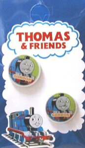 キャラクター ボタン 機関車トーマス ( 丸 ボタン ) 小 ゴードン ( キャラクター ボタン チルドボタン チャイルド ボタン ぼたん 釦 飾り アクセサリー 可愛い かわいい 子供 こども 手芸 )